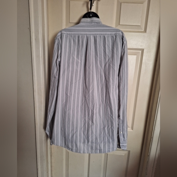 Chaps men's striped button-down shirt size 36/37 - Picture 4 of 5